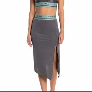 Koral Marlow Logo Banded Skirt